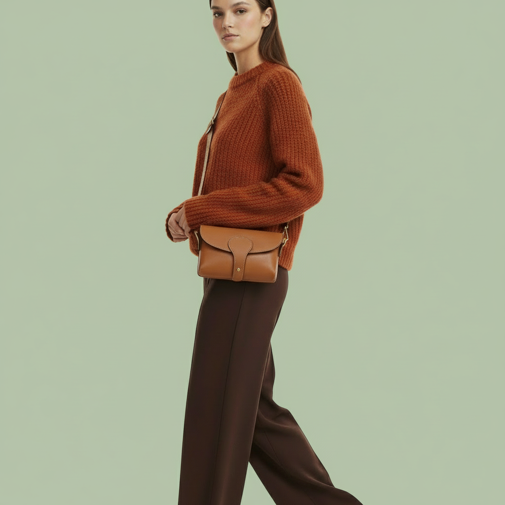 Giulietta Crossbody Bag With Wide Chunky Strap by Clemés