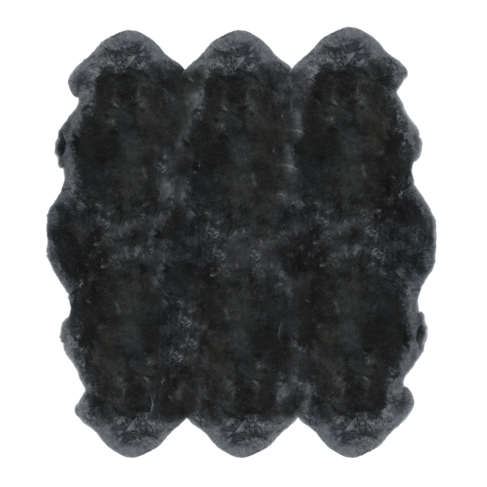Natural Premium New Zealand Sheepskin Rug & Throw, Sexto, L180 x W150 cm (3 Colours)