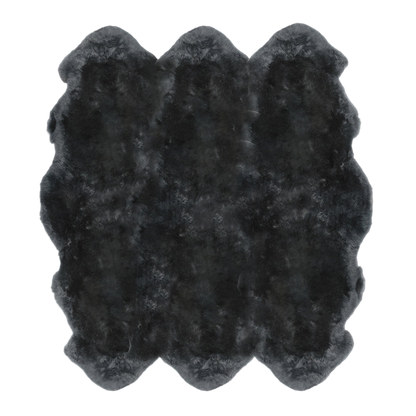 Natural Premium New Zealand Sheepskin Rug & Throw, Sexto, L180 x W150 cm (3 Colours)