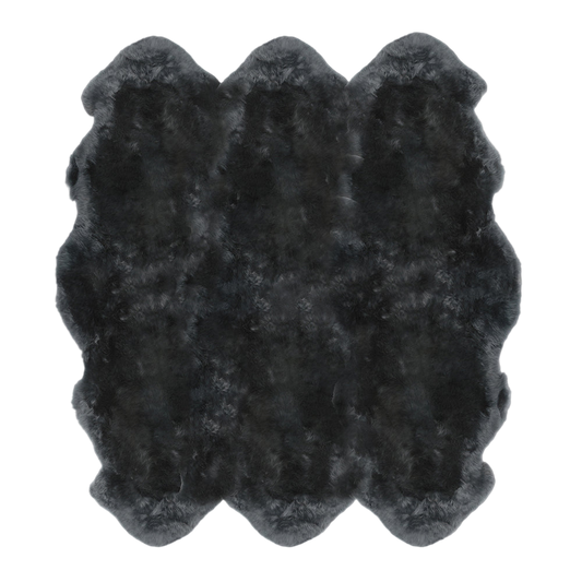 Natural Premium New Zealand Sheepskin Rug & Throw, Sexto, L180 x W150 cm (3 Colours)