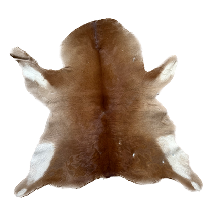 Natural Calf Hide 90 x 80 cm - Light Brown