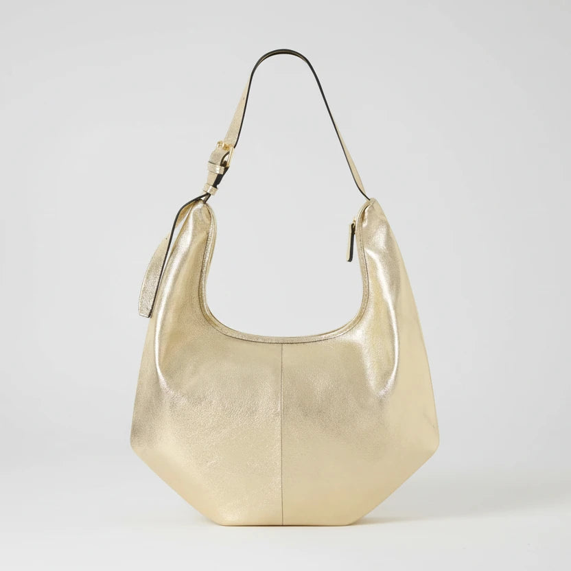 Ludovica Leather Hobo Shoulder Bag by Clemes