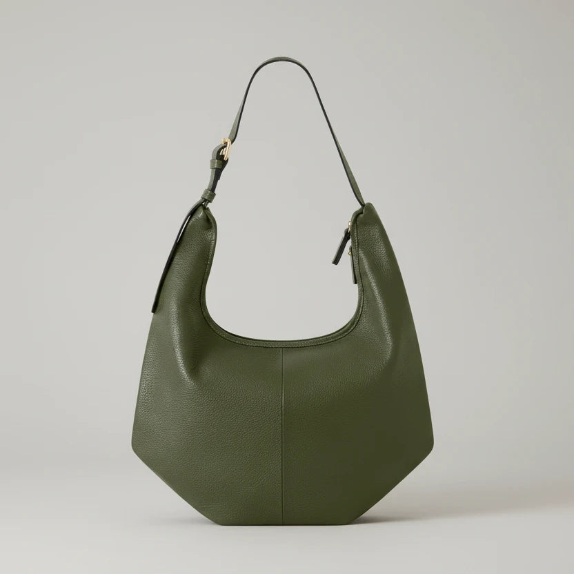 Ludovica Leather Hobo Shoulder Bag by Clemes