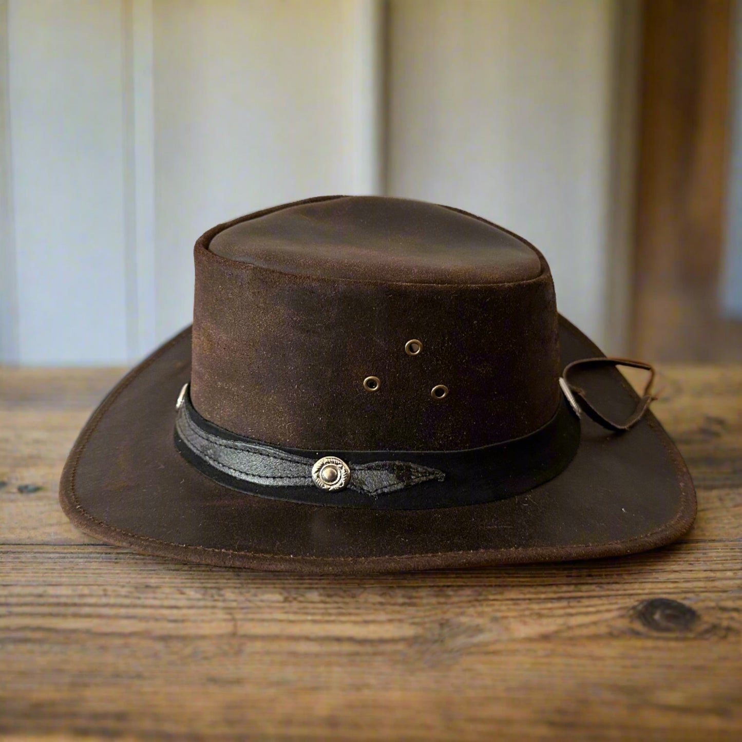 Genuine Leather Western Cowboy Hat