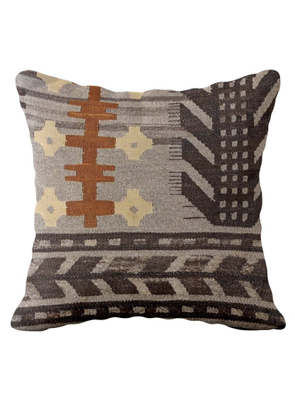 Turkish Kilim Vintage Cushion Cover - 40 x 40 cm