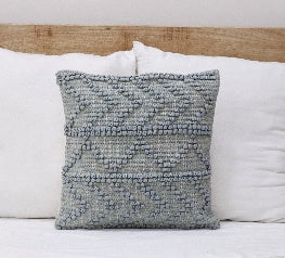 Denim Diamond Natural Cotton Cushion 50 x 50 cm