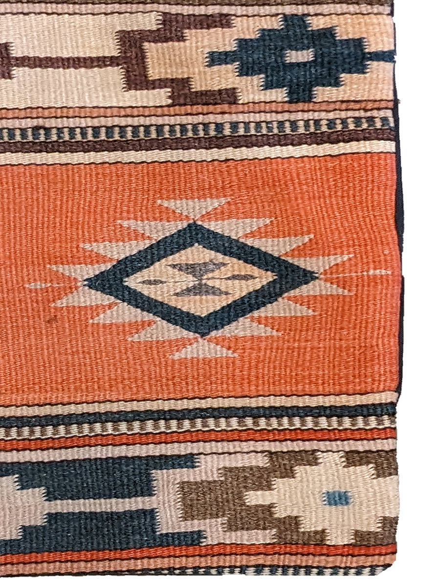 Turkish Kilim Vintage Cushion Cover - 40 x 40 cm