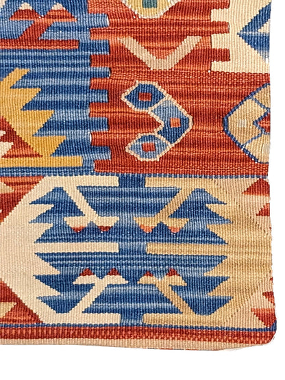 Turkish Kilim Vintage Cushion Cover - 40 x 40 cm