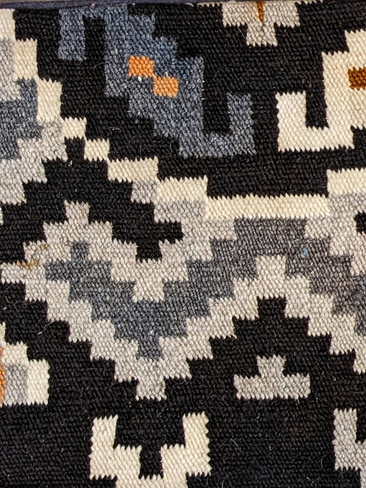 Turkish Kilim Vintage Cushion Cover - 40 x 40 cm