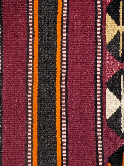 Turkish Kilim Vintage Cushion Cover - 42 x 40 cm