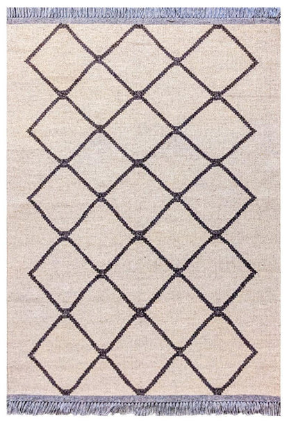 Interlace Flatweave Rug - Size: 159 x 98 cm