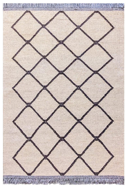 Interlace Flatweave Rug - Size: 159 x 98 cm