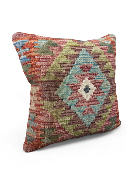 Afghan Kilim Cushion Cover - 45 x 45 cm