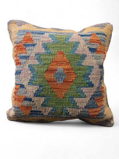 Afghan Kilim Cushion Cover - 45 x 45 cm