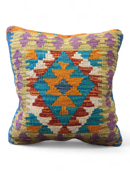 Afghan Kilim Cushion Cover - 45 x 45 cm