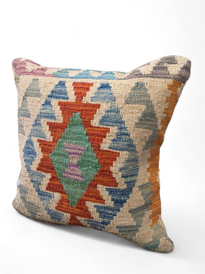 Afghan Kilim Cushion Cover - 45 x 45 cm