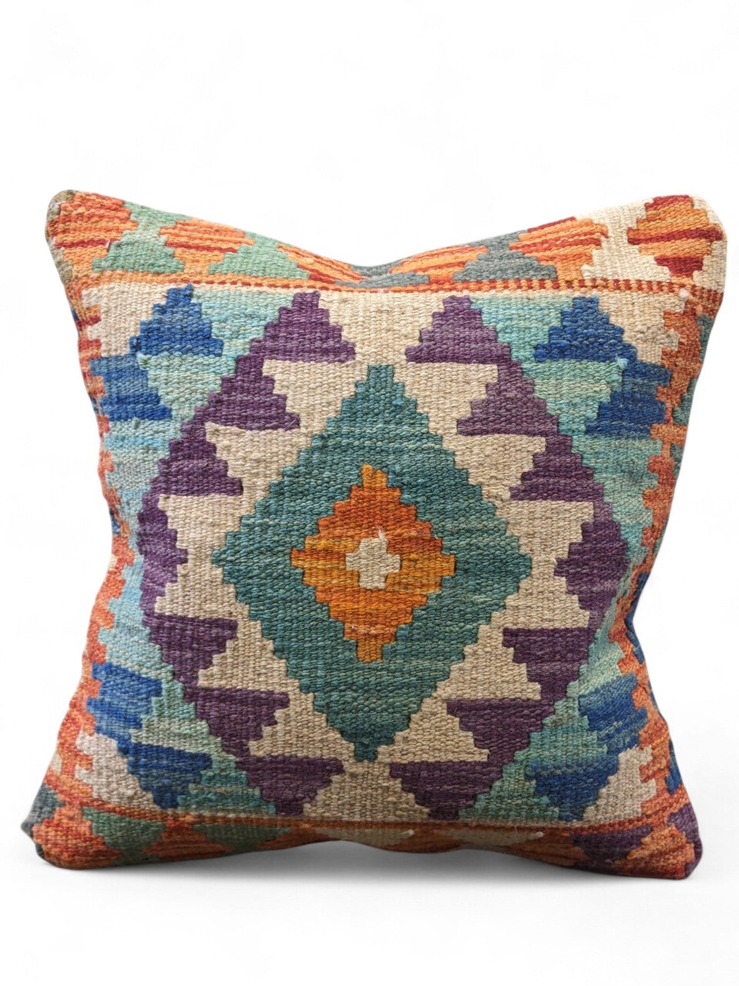 Afghan Kilim Cushion Cover - 45 x 45 cm