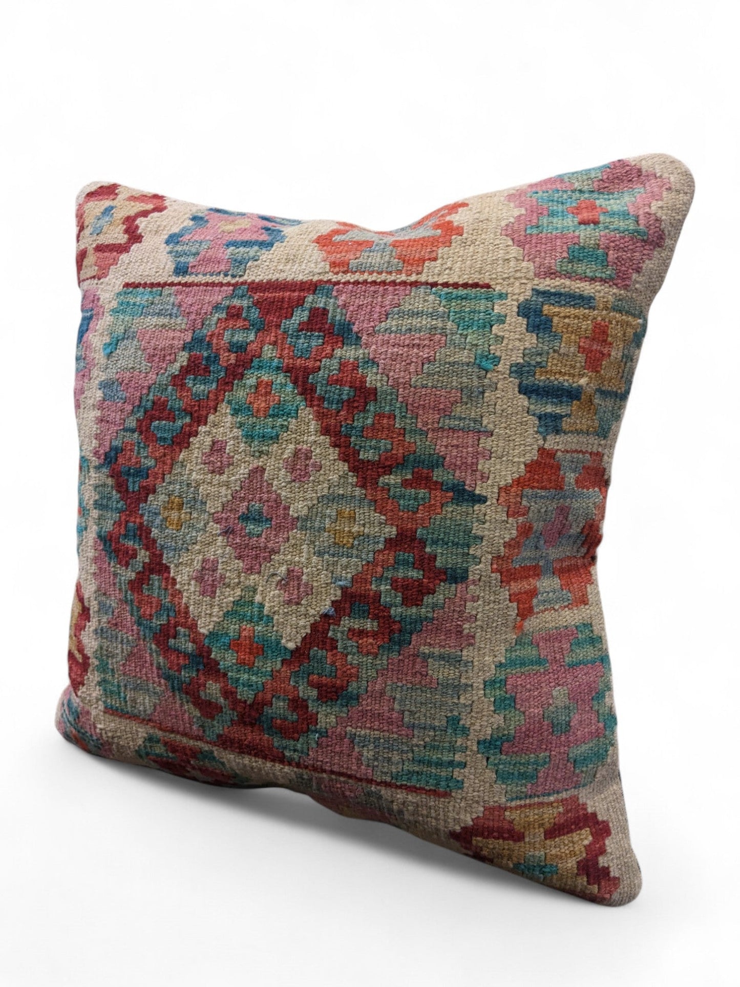 Afghan Kilim Cushion Cover - 45 x 45 cm