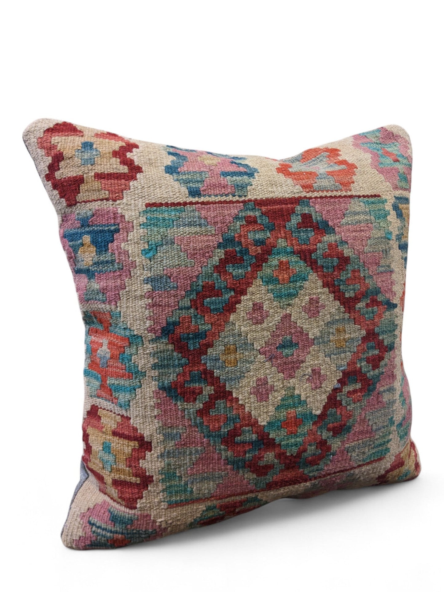 Afghan Kilim Cushion Cover - 45 x 45 cm