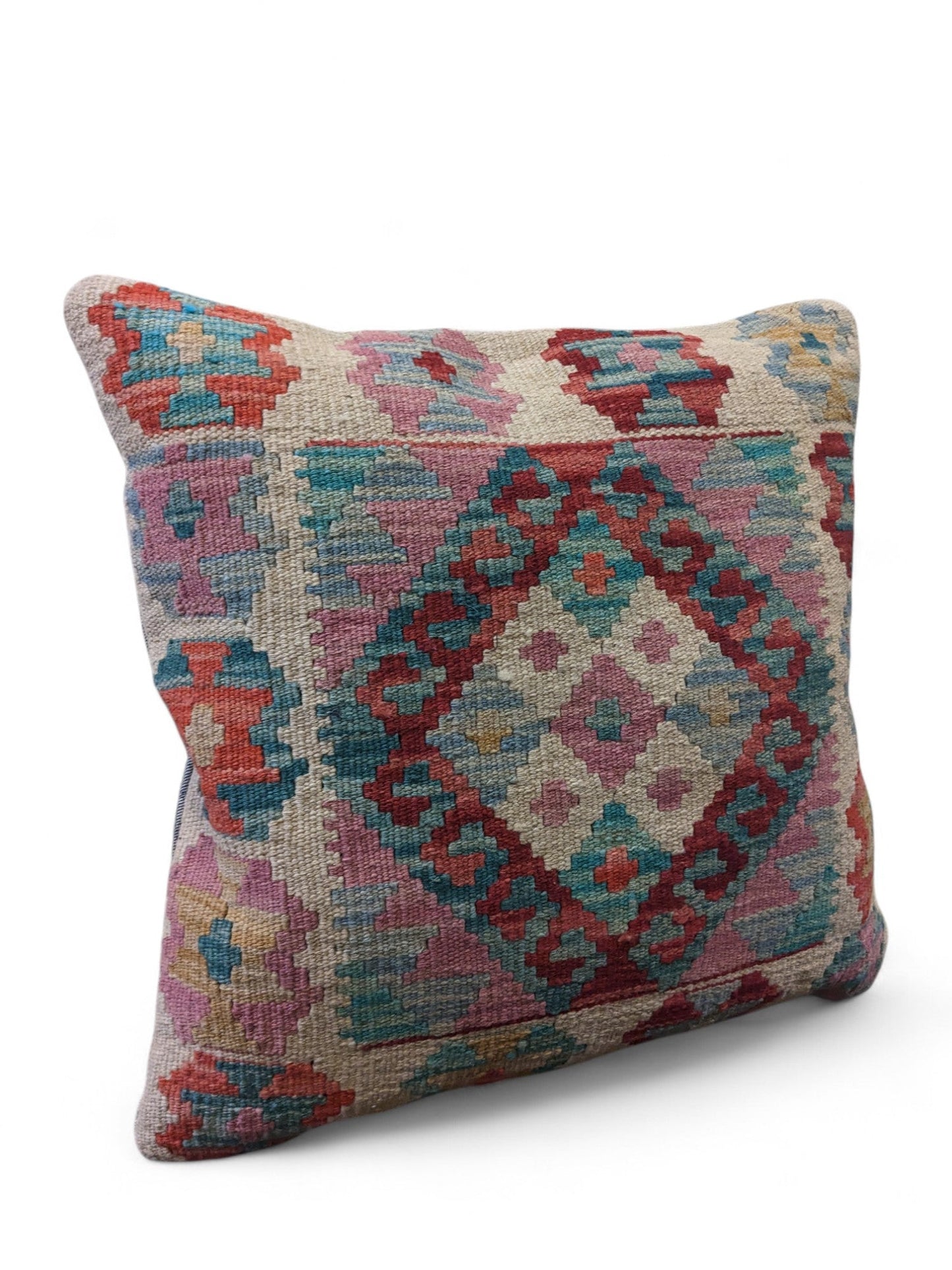 Afghan Kilim Cushion Cover - 45 x 45 cm
