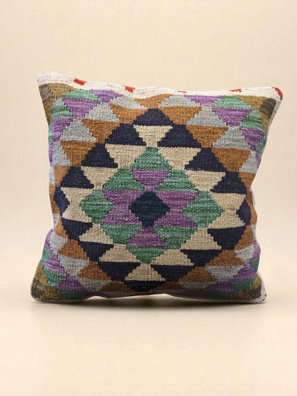 Afghan Kilim Cushion Cover - 45 x 45 cm