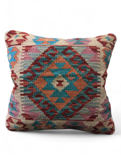 Afghan Kilim Cushion Cover - 45 x 45 cm