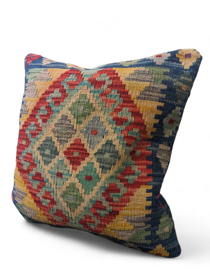 Afghan Kilim Cushion Cover - 45 x 45 cm