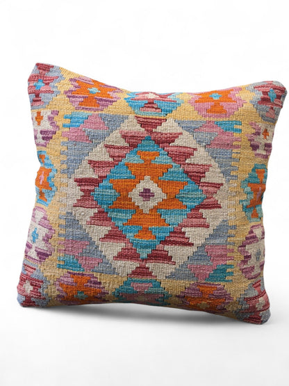 Afghan Kilim Cushion Cover - 45 x 45 cm