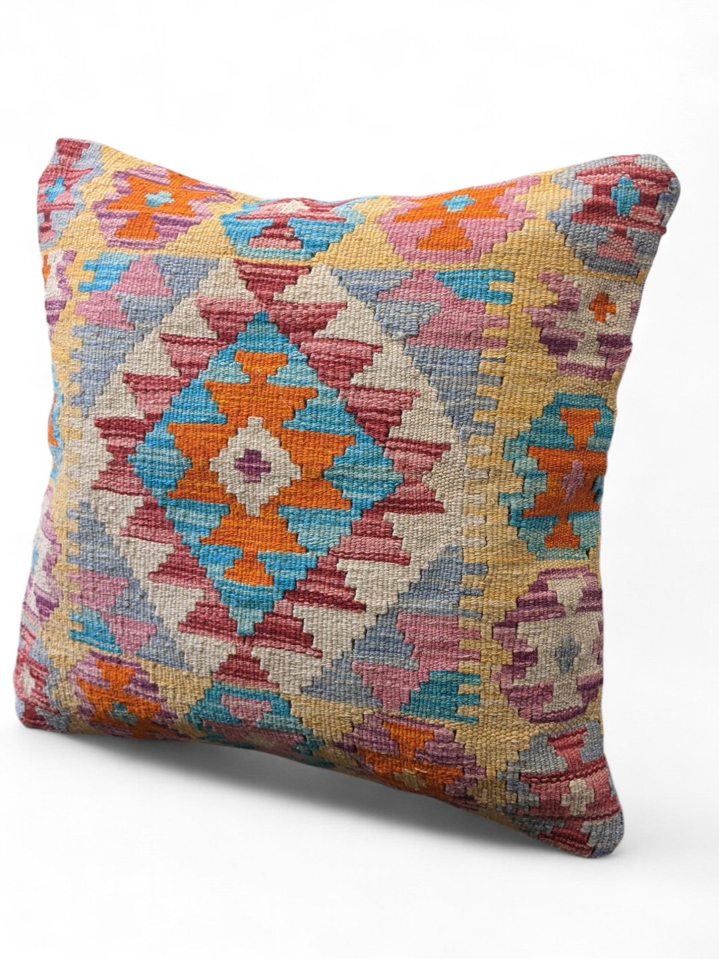 Afghan Kilim Cushion Cover - 45 x 45 cm