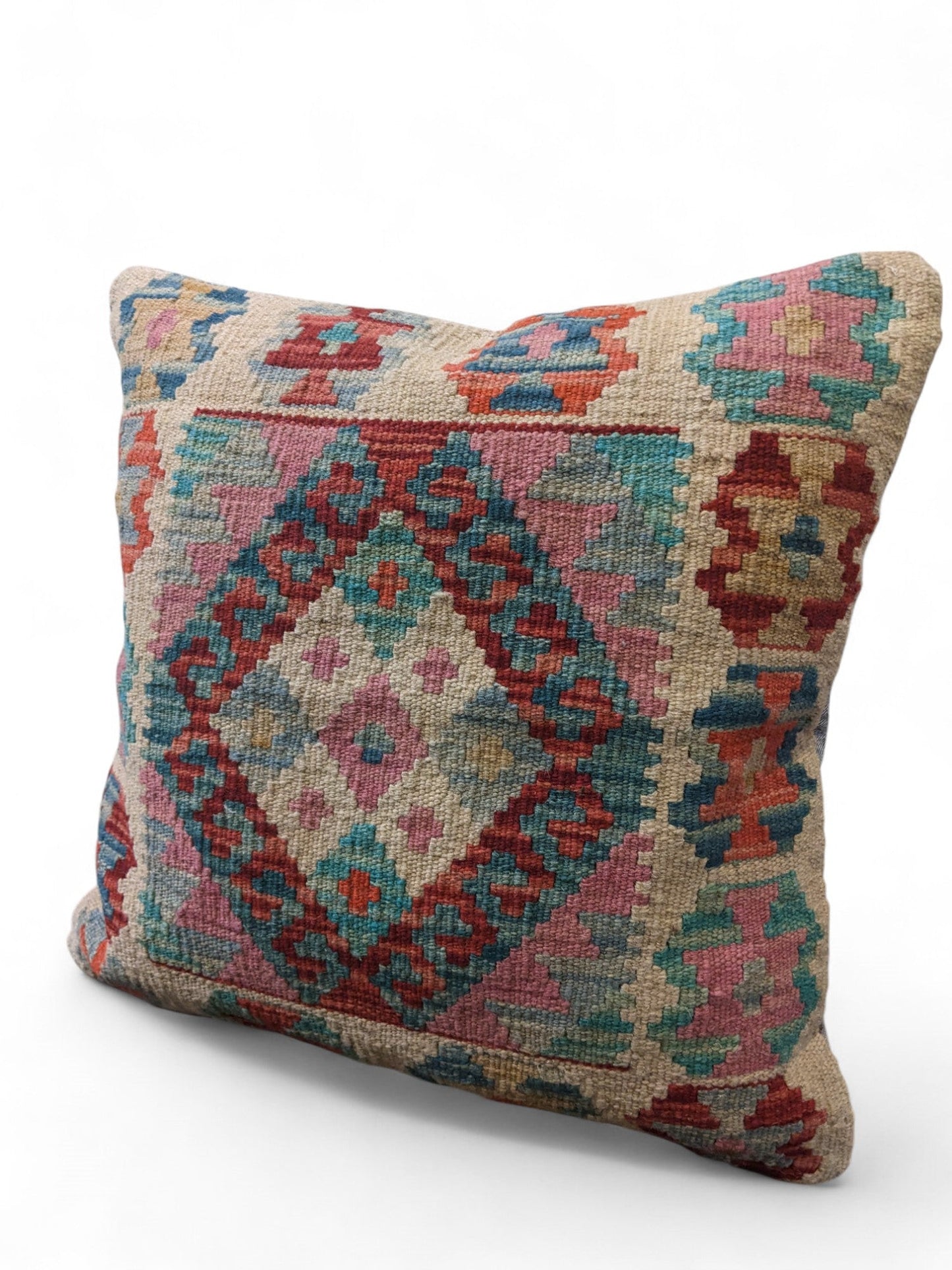 Afghan Kilim Cushion Cover - 45 x 45 cm