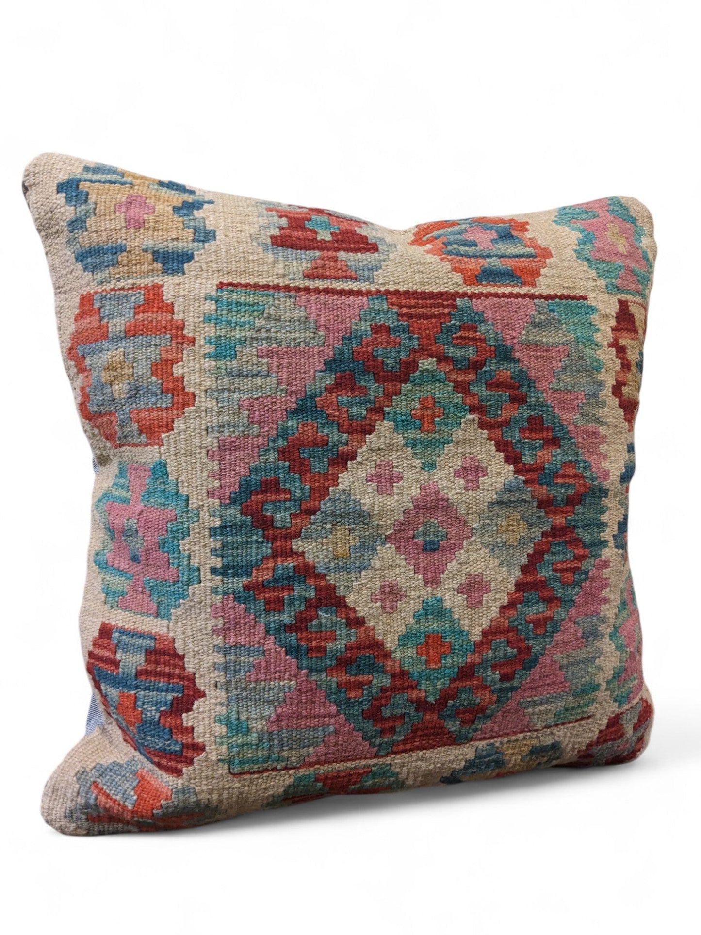 Afghan Kilim Cushion Cover - 45 x 45 cm