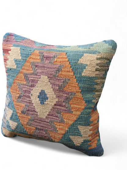 Afghan Kilim Cushion Cover - 45 x 45 cm
