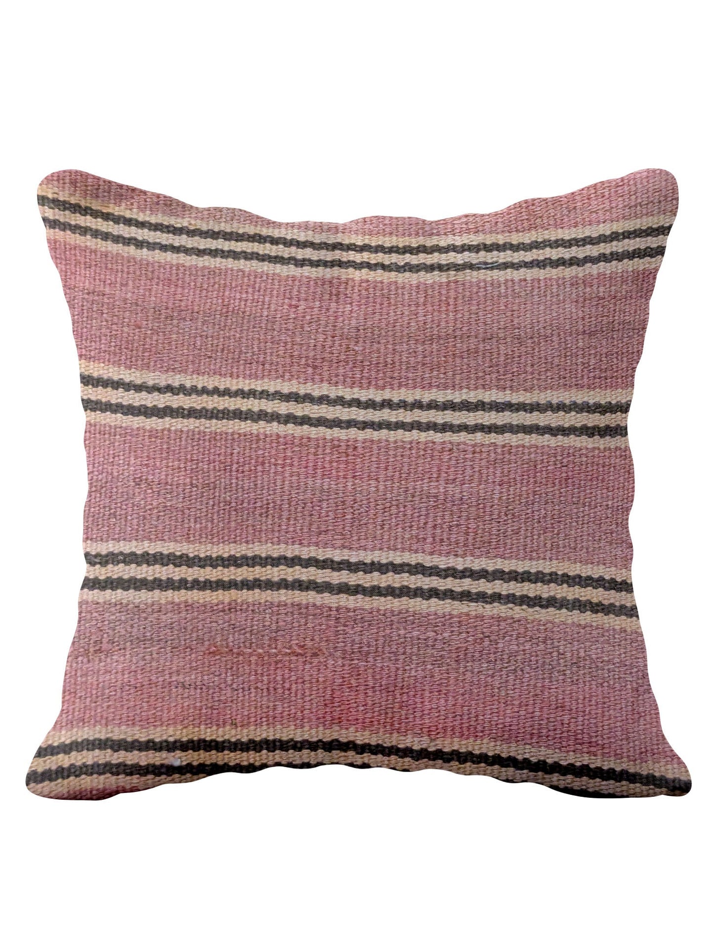 Turkish Kilim Vintage Cushion Cover - 40 x 40 cm