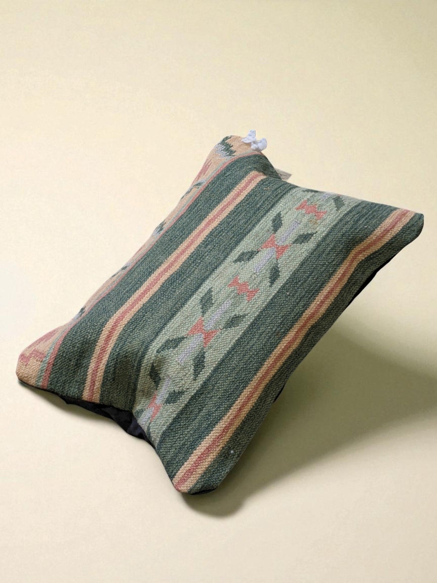 Turkish Kilim Vintage Cushion Cover - 59 x 40 cm