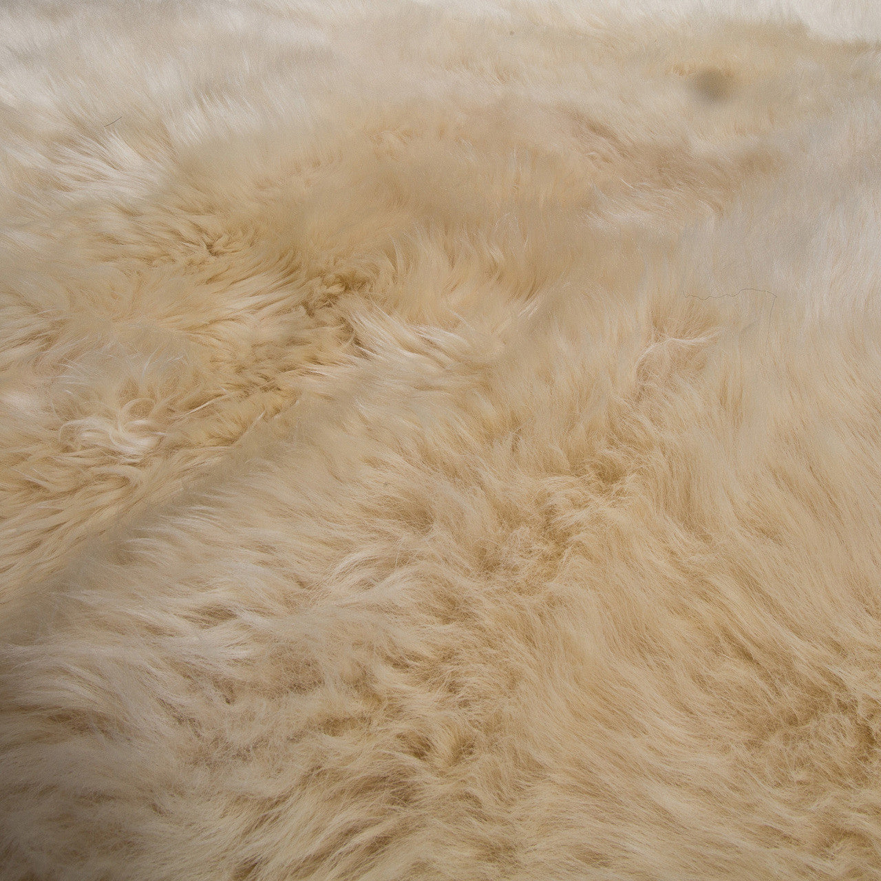 Natural Premium New Zealand Sheepskin Rug & Throw, Quad, W105 x L180 cm, Champagne