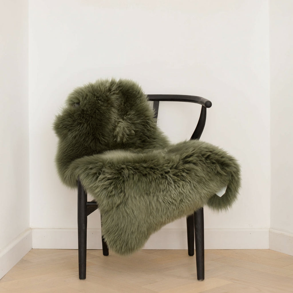 Natural Premium New Zealand Sheepskin Rug & Throw, Single, X-Large (9 Colours)