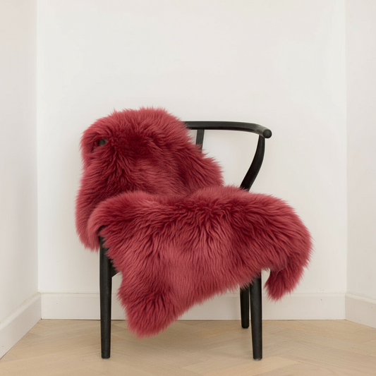 Natural Premium New Zealand Sheepskin Rug & Throw, Single, X-Large (9 Colours)