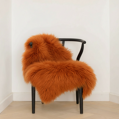 Natural Premium New Zealand Sheepskin Rug & Throw, Single, X-Large (9 Colours)