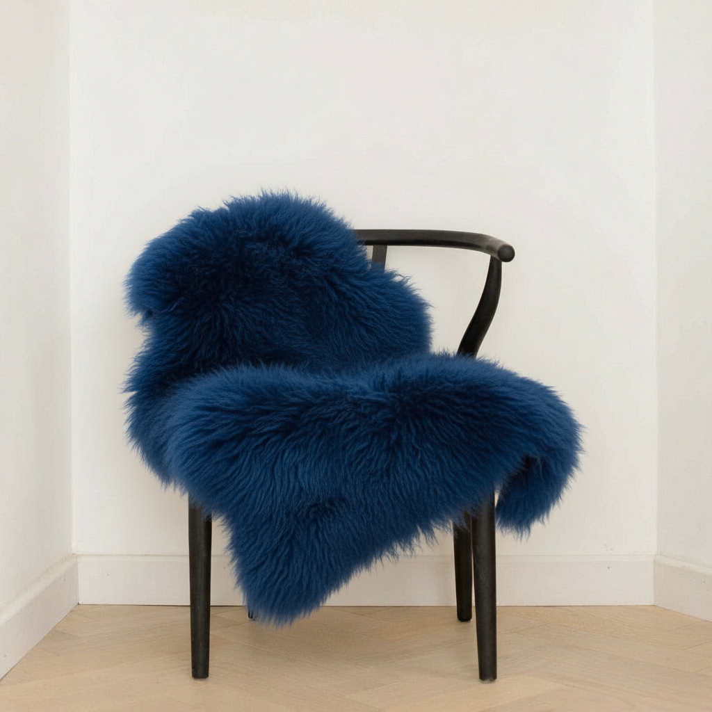 Natural Premium New Zealand Sheepskin Rug & Throw, Single, X-Large (9 Colours)