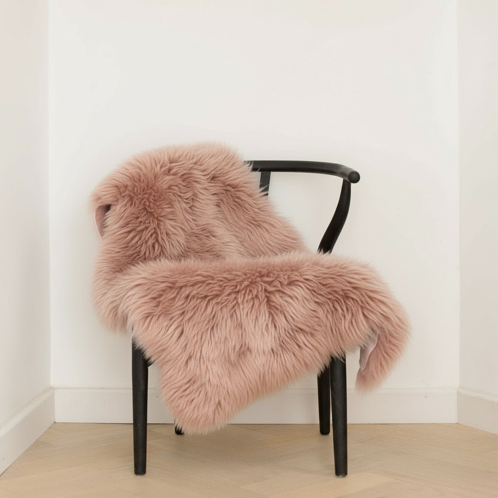 Natural Premium New Zealand Sheepskin Rug & Throw, Single, X-Large (9 Colours)