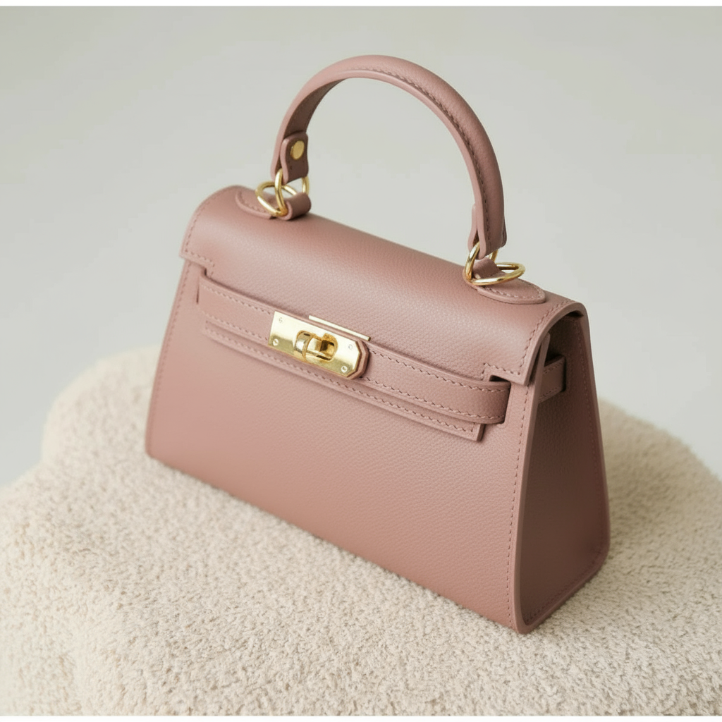 The Mini Kelly Leather Handbag Reimagined by Clemés (14 Colours)