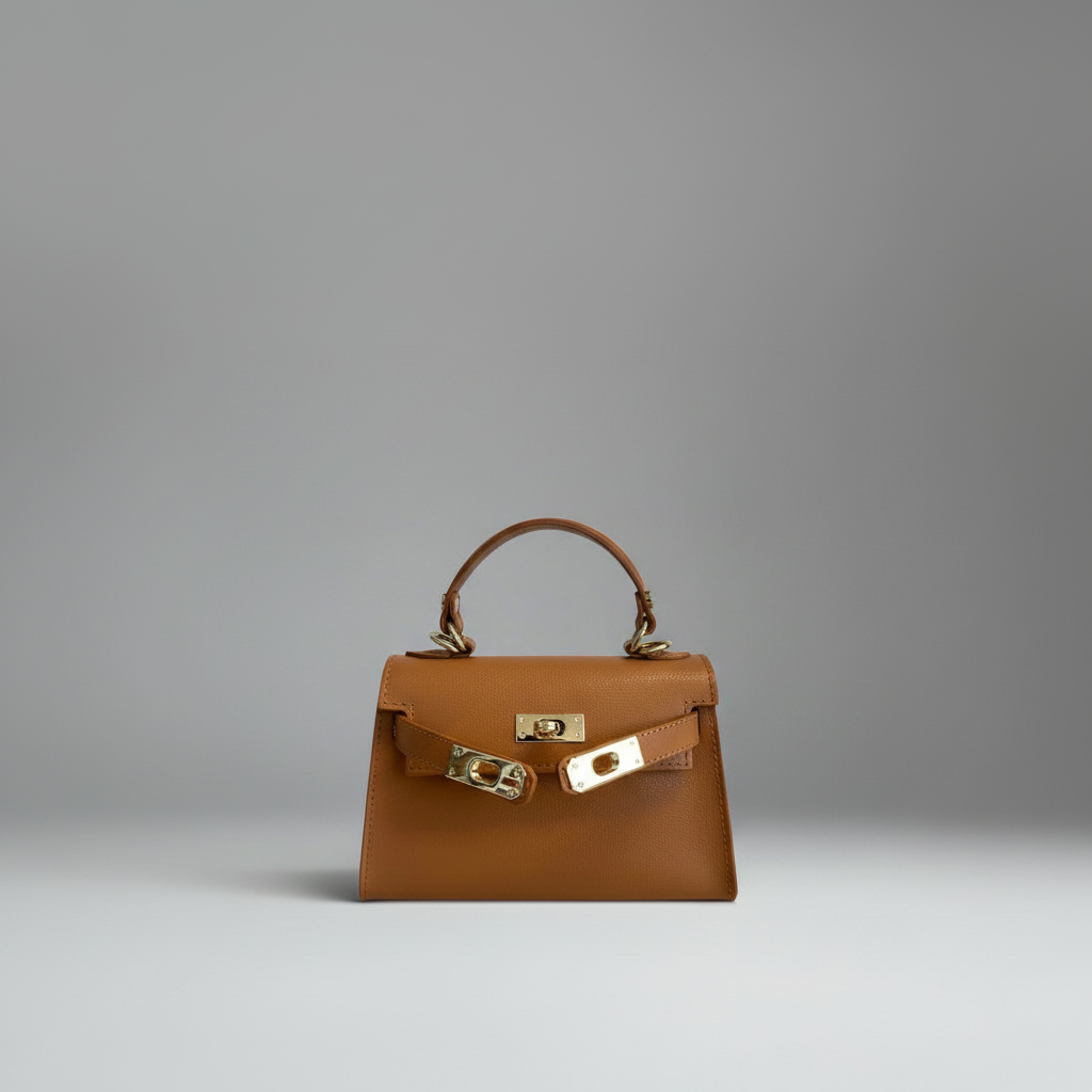 The Mini Kelly Leather Handbag Reimagined by Clemés (14 Colours)