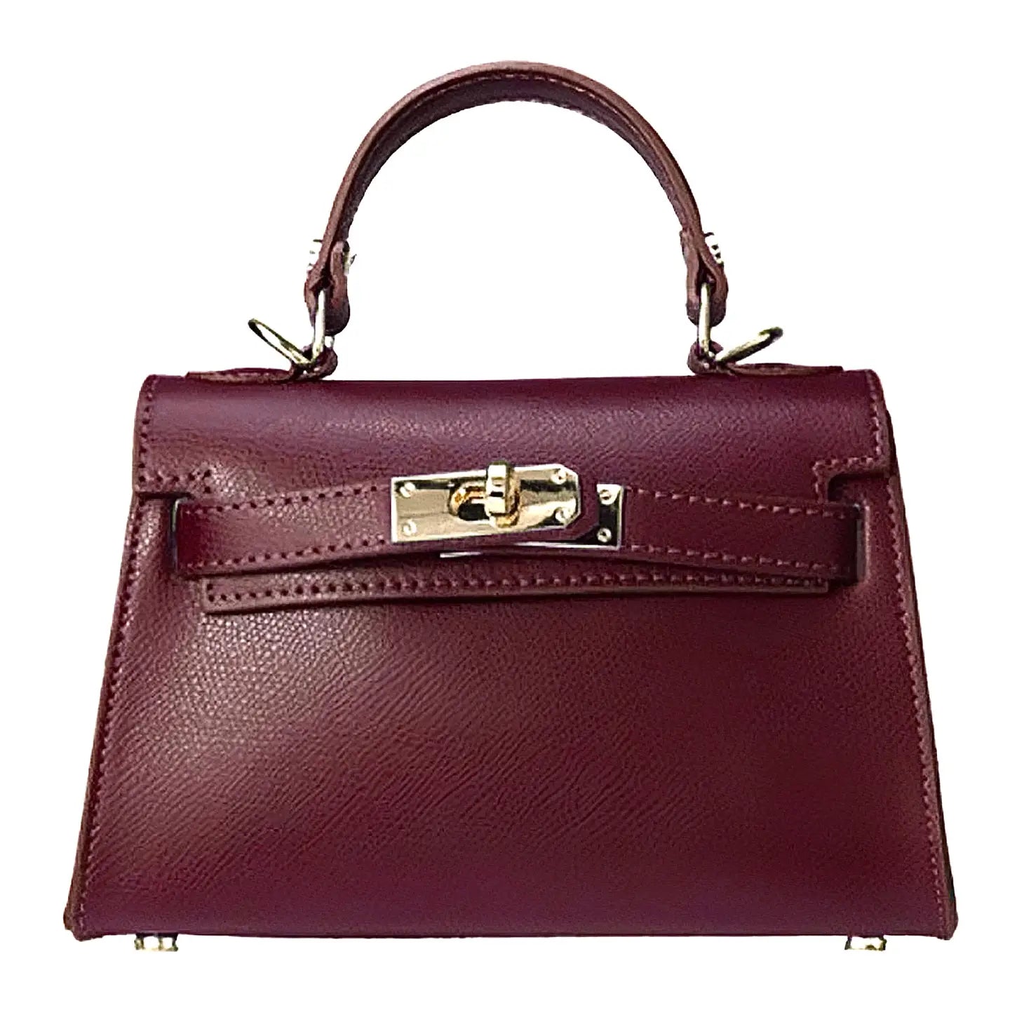 The Mini Kelly Leather Handbag Reimagined by Clemés (18 Colours)