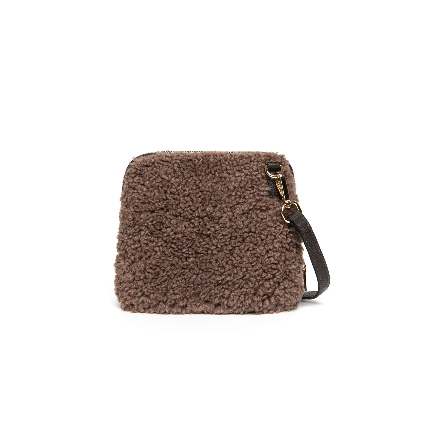Zita Faux Shearling Crossbody Bag by Clemés