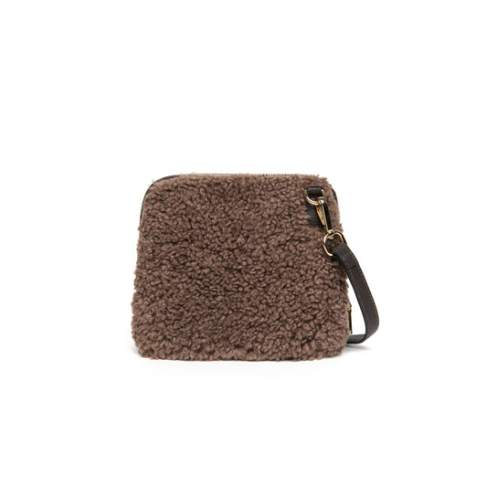 Zita Faux Shearling Crossbody Bag by Clemés