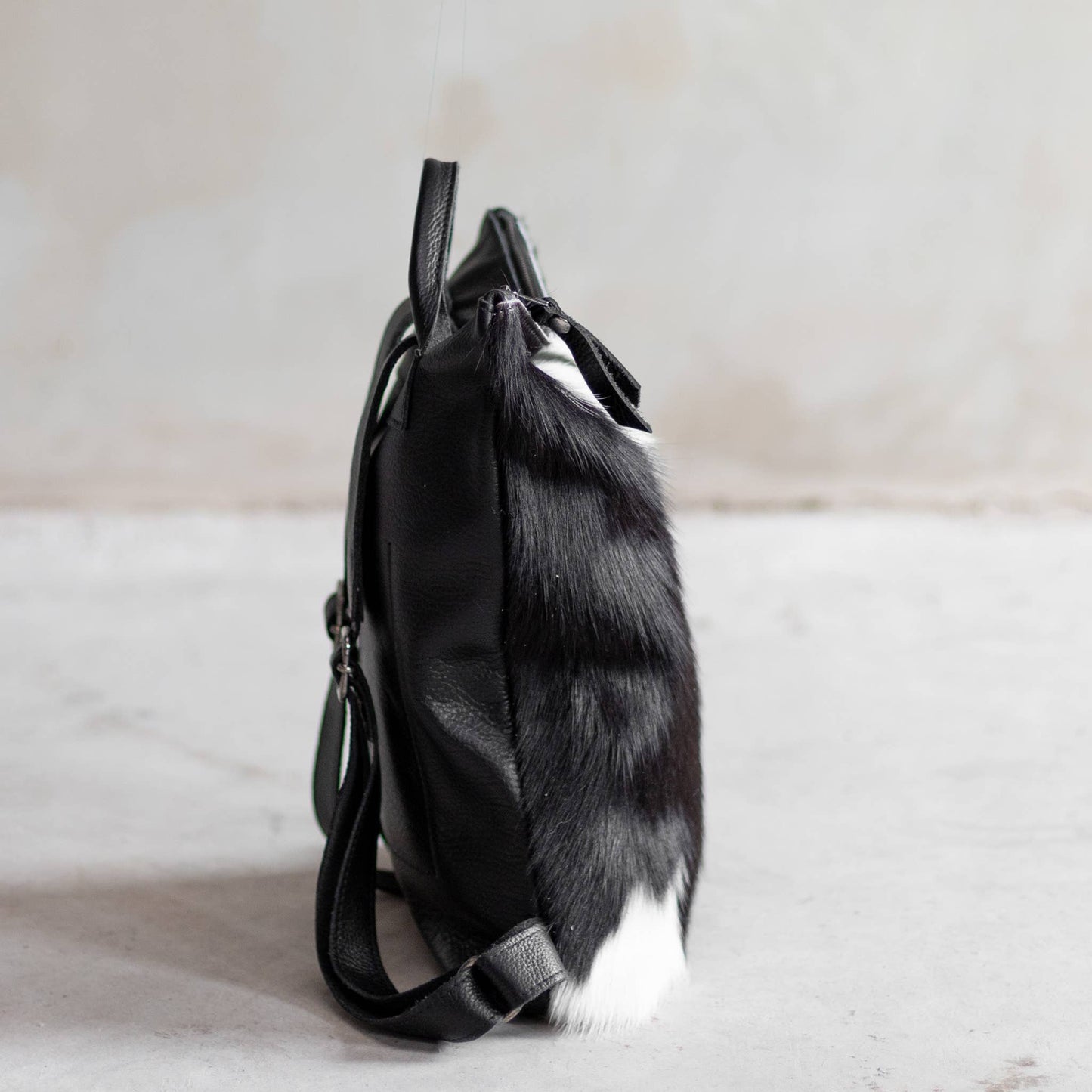 Sandra Cowhide & Leather Backpack by Clemés