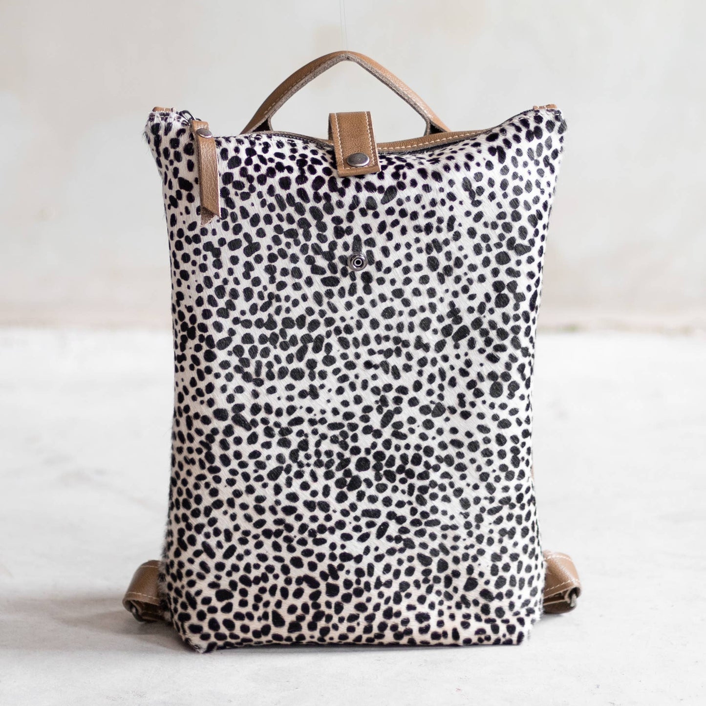 Sandra Cowhide & Leather Backpack by Clemés