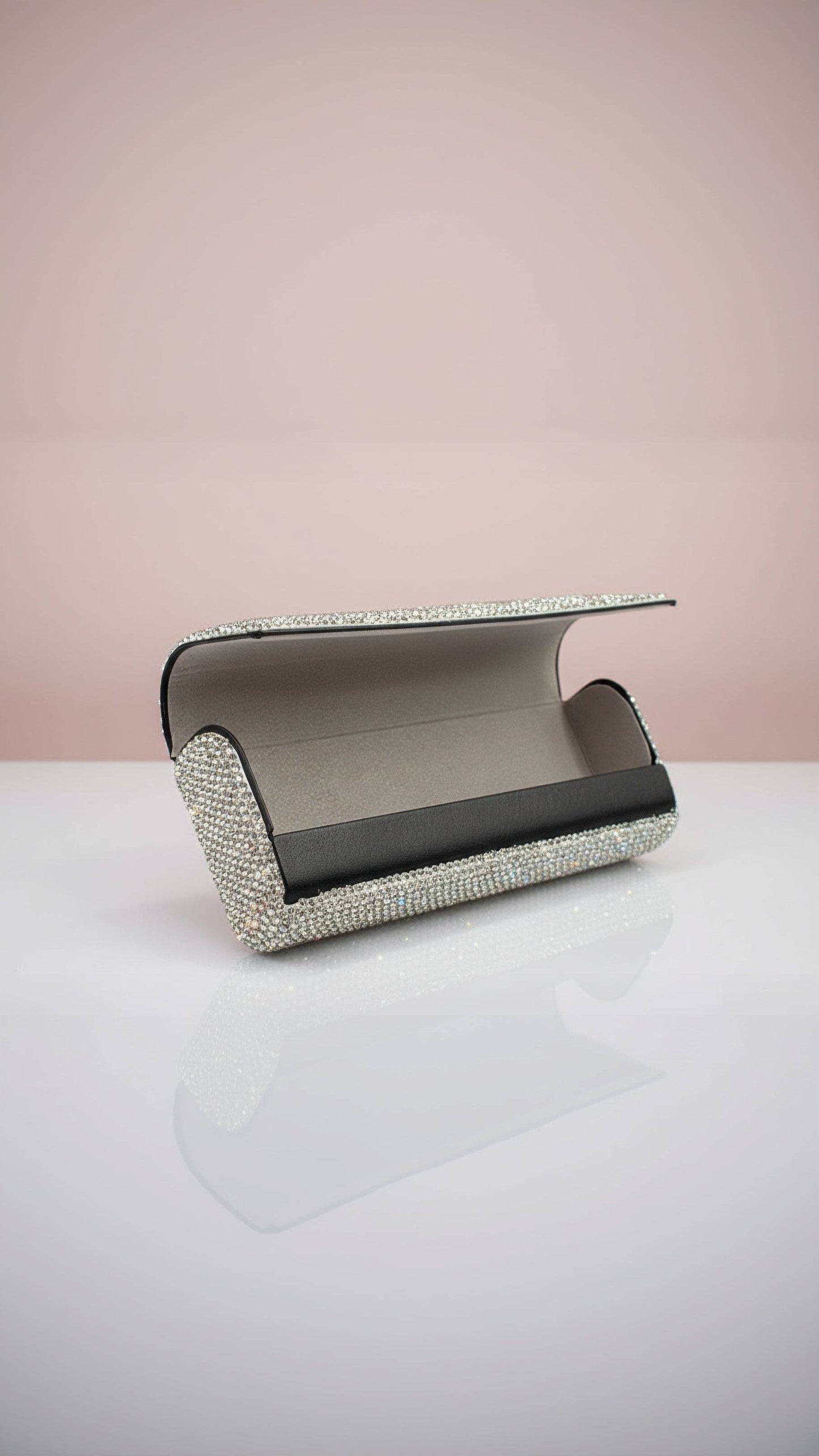 Ophélie Crystal Encrusted Reading Glasses Case, by Clemés