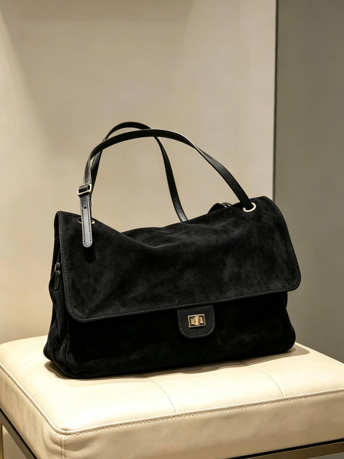 Louise XL Suede Shoulder Bag by Clemés
