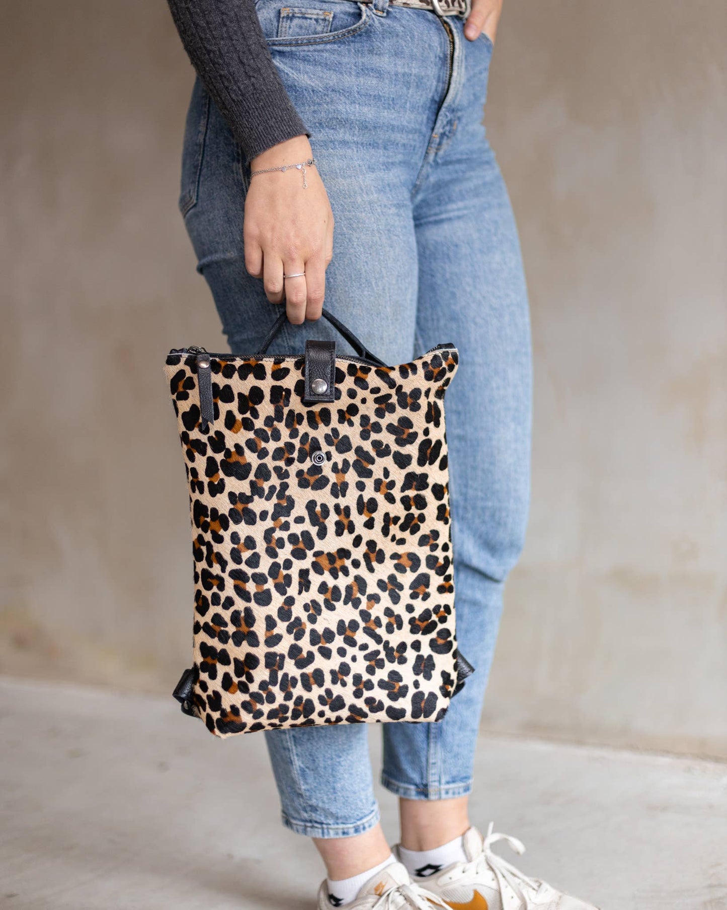 Sandra Cowhide & Leather Backpack by Clemés